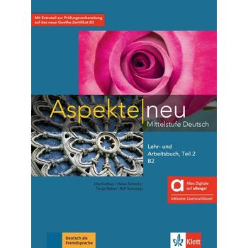 Aspekte neu B2 - Hybride Ausgabe allango. Lehr- und Arbeitsbuch mit Audio-CD, Teil 2 inklusive Lizen