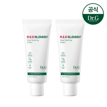 닥터지 레드 블레미쉬 클리어 수딩 크림 70mL 1+1 (Tube)