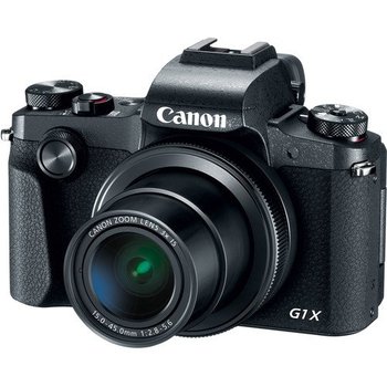 [해외] Canon PowerShot G1 X Mark III APS-C PSG1XMARKIII 컴팩트 디지털 카메라 블랙 센서F2.8