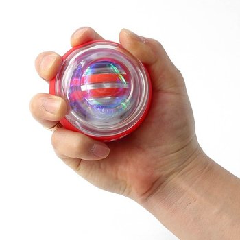 손목 운동 LED 스핀 자이로볼 레드 스트레칭 파워스핀볼 손목운동기구 전완근운동기구