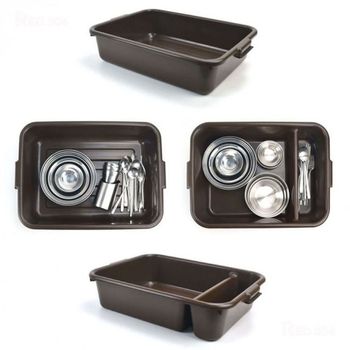 용 식기 통 설거지 잔반 처리함 박스형 단칸 다칸