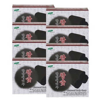 8개 한방 때비누 참숯 110g /목욕 세신 한방비누 각질제거