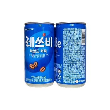 레쓰비 마일드 캔커피 바코드 O 일반 편의점 판매용 미니캔 175ml x 60개 /s (42542213)