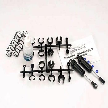 Traxxas AX3760 Ultra shocks(black)(long)(complete w/spring pre-load spacers & springs)(2)