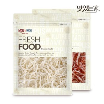 너트리 홍진미채 1kg+백진미채 1kg