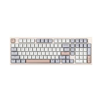 [해외] 에포메이커 갤럭시100 QMK VIA 게이밍 키보드 8000mAh 배터리, 텐키 포함,