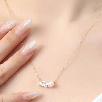 목걸이 진주목걸이 여자목걸이 여성목걸이 심플목걸이 (WFG0WIQ)