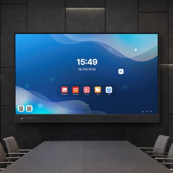 PJM-Board 86 MAX 86인치 전자칠판 벽걸이형 배송만/ 교육 회의용 / Android / 듀얼펜/ 분할화면