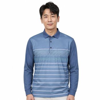 남성 배색 줄무늬 카라넥 티셔츠 MB KAA 771 772_P432329471