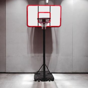 베르 이동식농구대 레드 높이조절 농구골대 이동식