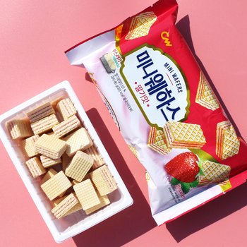 CW 청우 미니웨하스 80g 딸기