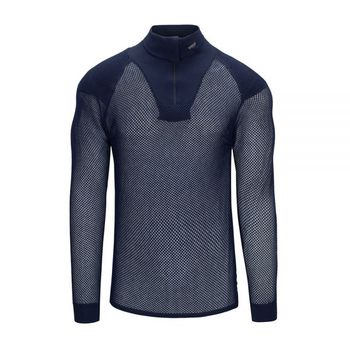 BRYNJE Super Thermo Zip-Polo, Long Sleeve WShoulder Inlay (10201205-NA) (슈퍼써모 언더레이