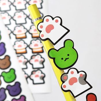 구미기 다꾸스티커 다이어리 스티키 패턴 문구 포장 학용품 문구/사무용품