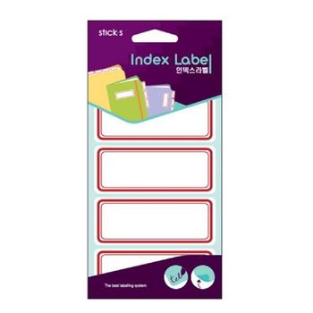 일반견출지 20-2008R 적색(84x32 18장)