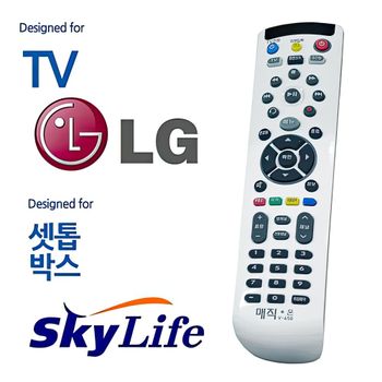 LGTV 스카이라이프 셋톱 통합 리모컨 만능 리모콘 입원실 가정용 업소용 텔레비전 가정집 병원