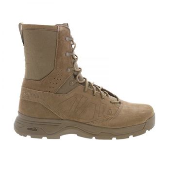 살로몬 가디언 400358 남성 브라운 스웨이드 레이스업 전술 부츠