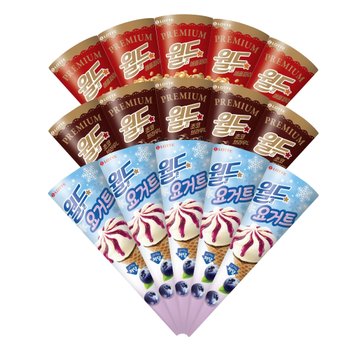 프리미엄 월드콘 애플파이x5+초코브라우니x5+요거트저당x5