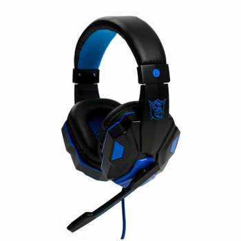 게이밍 헤드셋 블루 헤드폰 음질좋은헤드폰 유선 게임용헤드셋 유선헤드폰 컴퓨터헤드폰