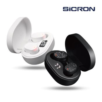 [SICRON] 듀얼 블루투스 이어버드 이어셋 SM-100BT