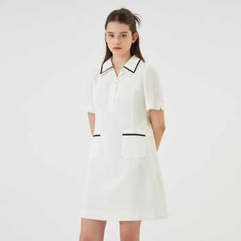 [신세계백화점][BYLYNN] [케네스레이디] 조엘리 배색 원피스 ENOPPE6200