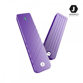 장우컴퍼니 JW-I9 PRO M.2 NVMe SSD 외장케이스 퍼플 (SSD미포함)