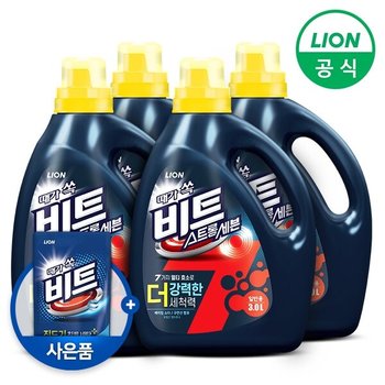 비트 스트롱 세븐 액체세제 3L 용기 x 4개