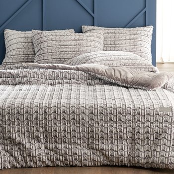 지베딩 니트 10mm 착번아웃 극세사 겨울 차렵 이불 퀸(Q)