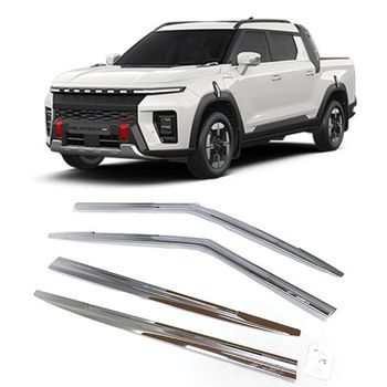 카올 경동 D261 무쏘 EV 크롬윈도우바이저