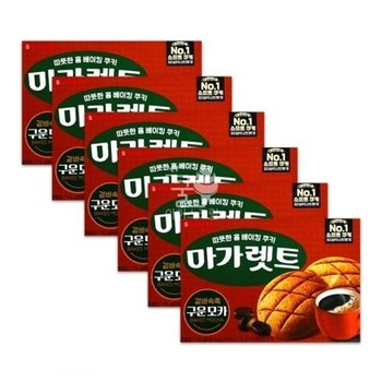 6개 마가렛트 구운모카 176g 쿠키 마가렛트구운모카 (WFGIMEC)
