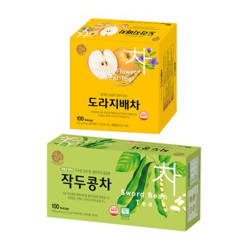 [(주)송원식품]송원 작두콩차 100T +도라지배차 100T (200T)