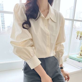 르네즈 퍼프 블라우스_P357409565