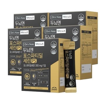 팔레오 닥터스노트 두뇌엔 포스파티딜세린 PS 2g 30포 5박스 5개월분