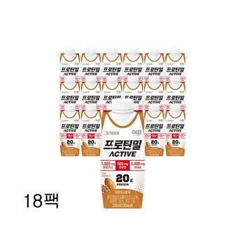 프로틴밀 액티브 아몬드와호두 250ml x 18팩_P383608416