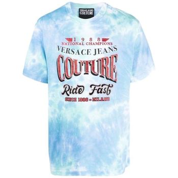 [해외] 25 FW 진스꾸뛰르 슬로건 프린트 타이다이 티셔츠 72GAHP08CJW6P TP425103849 74291745