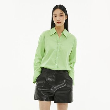 [LAP] 오픈 카라 셔츠블라우스 AP7WB260_DG