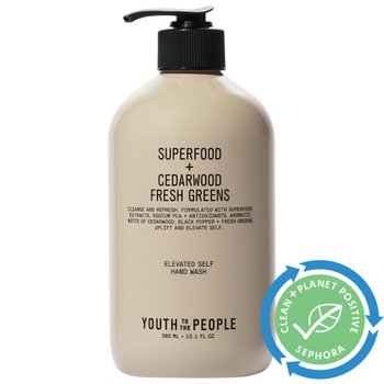 [해외] 유스투더피플 슈퍼푸드 안티옥시던트 핸드 워시 위드 케일+그린티 385mL