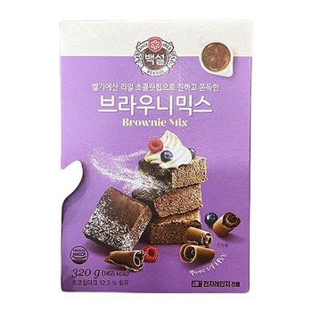 백설 브라우니믹스 320G x 2개_27047389