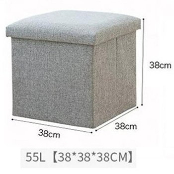 패브릭 접이식 수납 스툴 의자 풋 스툴 화장대 의자 수납 리빙박스