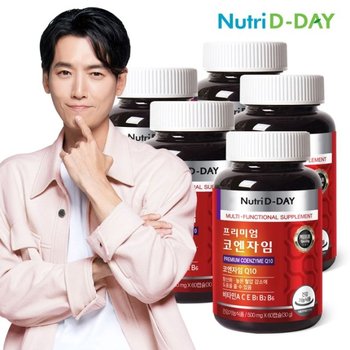 뉴트리디데이 프리미엄 코엔자임Q10 60캡슐 x 5병 (총10개월분)