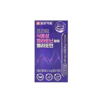일양약품 프라임 식물성 멜라토닌 함유 멜라포민 500mg 60정/mjc (S33712843)