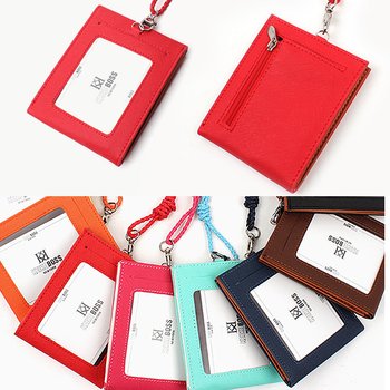 BLUE MOUNT [BLUE MOUNT] 컬러풀한 카드 목걸이 지갑 출퇴근카드 버스카드