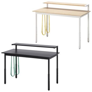 이케아 UTVISNING 우트비스닝 게이밍책상+선반 120x60ccm/컴퓨터책상/사무용테이블/데스크