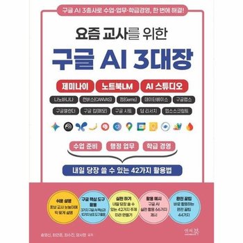 요즘 교사를 위한 구글 AI 3대장 - 제미나이 노트북LM AI 스튜디오