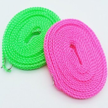 베란다 빨랫줄 후크로프 로프 다용도 세탁용 빨래줄 실내외 사용 건조대줄 와이어빨래줄