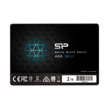 [해외] SP 실리콘파워 SSD 2TB 3D NAND SATA3 6Gb s 2.5인치 7mm PS4 호환 3년 보증 A55