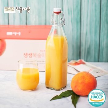 충주 시골내음 첫눈에반한 생생복숭아즙 110ml x 30팩