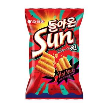 스낵 오리온 썬칩 썬 오리지널 핫스파이시 64g 12개