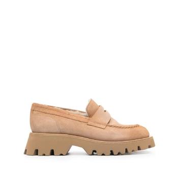 25 FW 산토니 페니 슬롯 스웨이드 로퍼 WUFR70735GOMA TP429613244