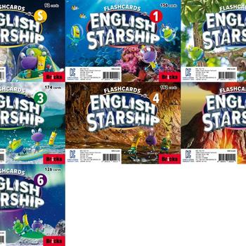 [사회평론] English Starship Flashcards Starter -6 세트 (전6권)