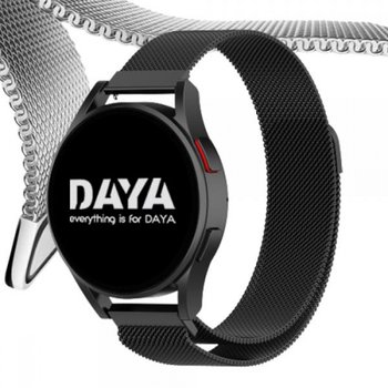 DAYA 갤럭시워치 스트랩 밀레니즈루프 밴드 5 4 3 20mm 블랙